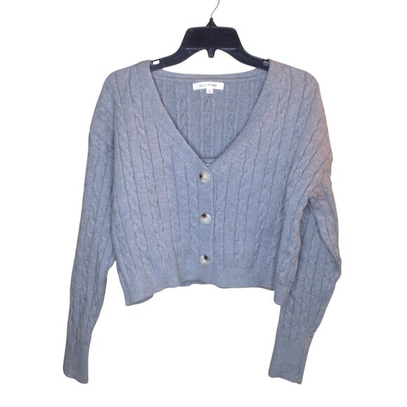 Ava + Esme Two-Piece Cardigan Combo Gray Small NWT - Picture 1 of 10